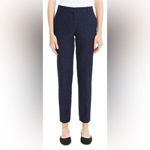 THEORY Denim Tailored Trouser Jeans Dark Wash Stretch High Rise Women's Size 8